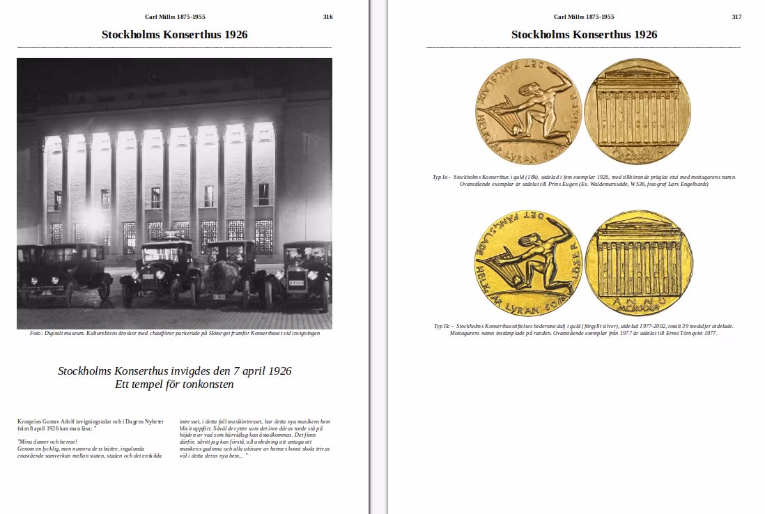 Medaljer och konstnärer - En annorlunda bok - 414 sidor - Färg - A4 - Inbunden - Nominerad till bästa numismatiska bok i världen av IAPN!