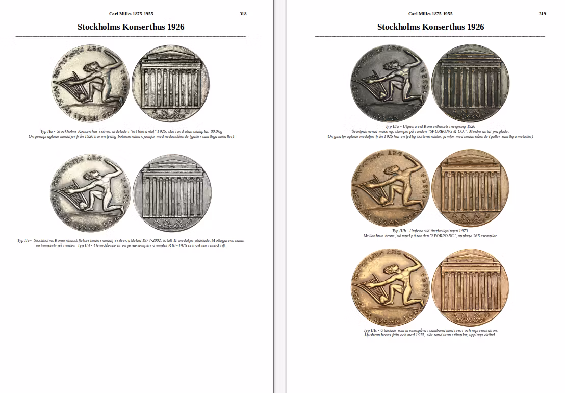 Medaljer och konstnärer - En annorlunda bok - 414 sidor - Färg - A4 - Inbunden - Nominerad till bästa numismatiska bok i världen av IAPN!