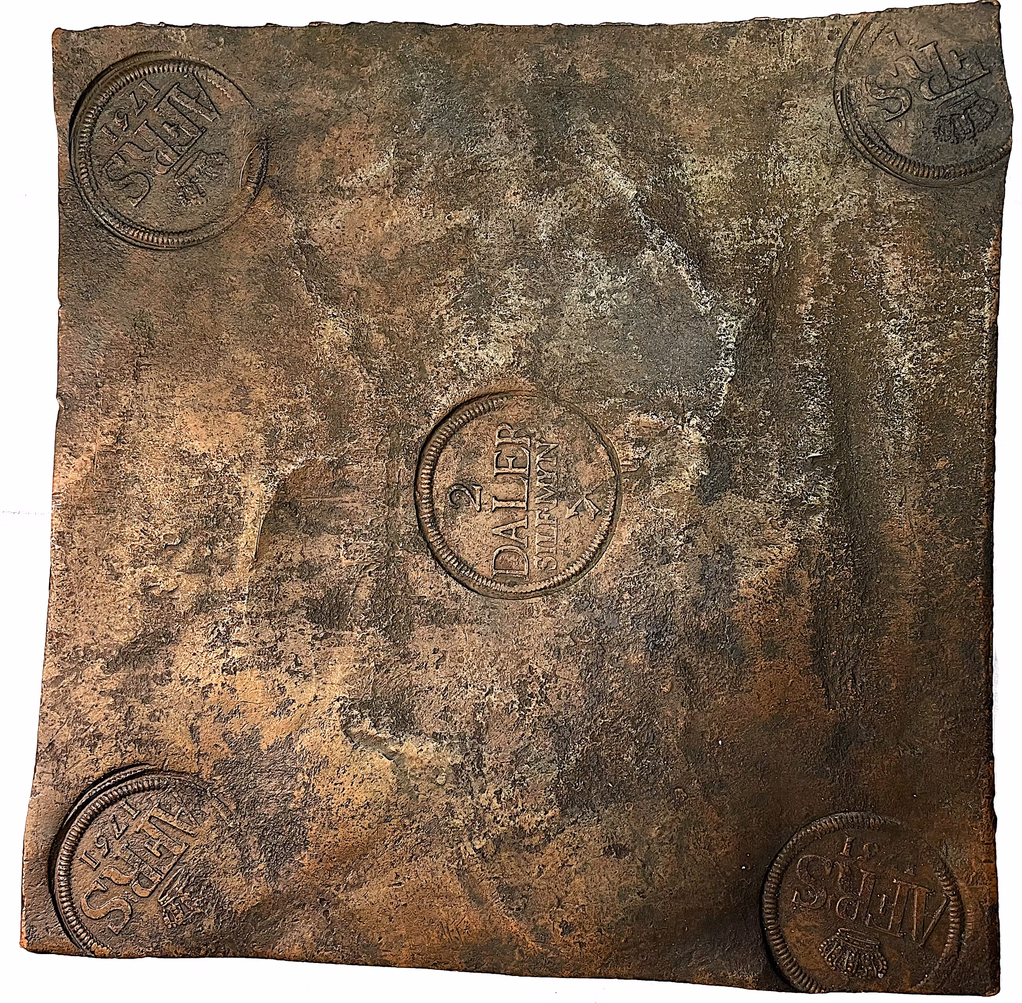 Adolf Fredrik - Plåtmynt - 2 Daler SM 1751