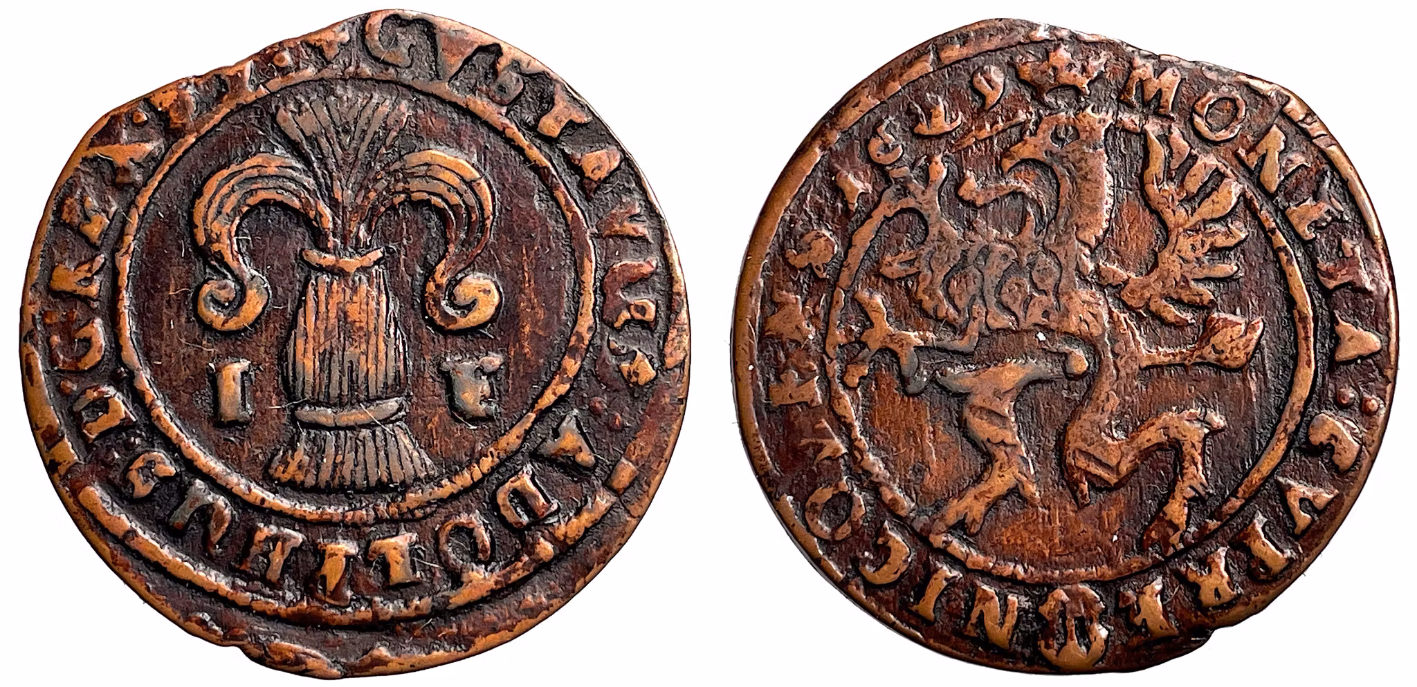 GIIA - Nyköping Fyrk 1629 - Mycket vackert och sällsynt i denna kvalitet