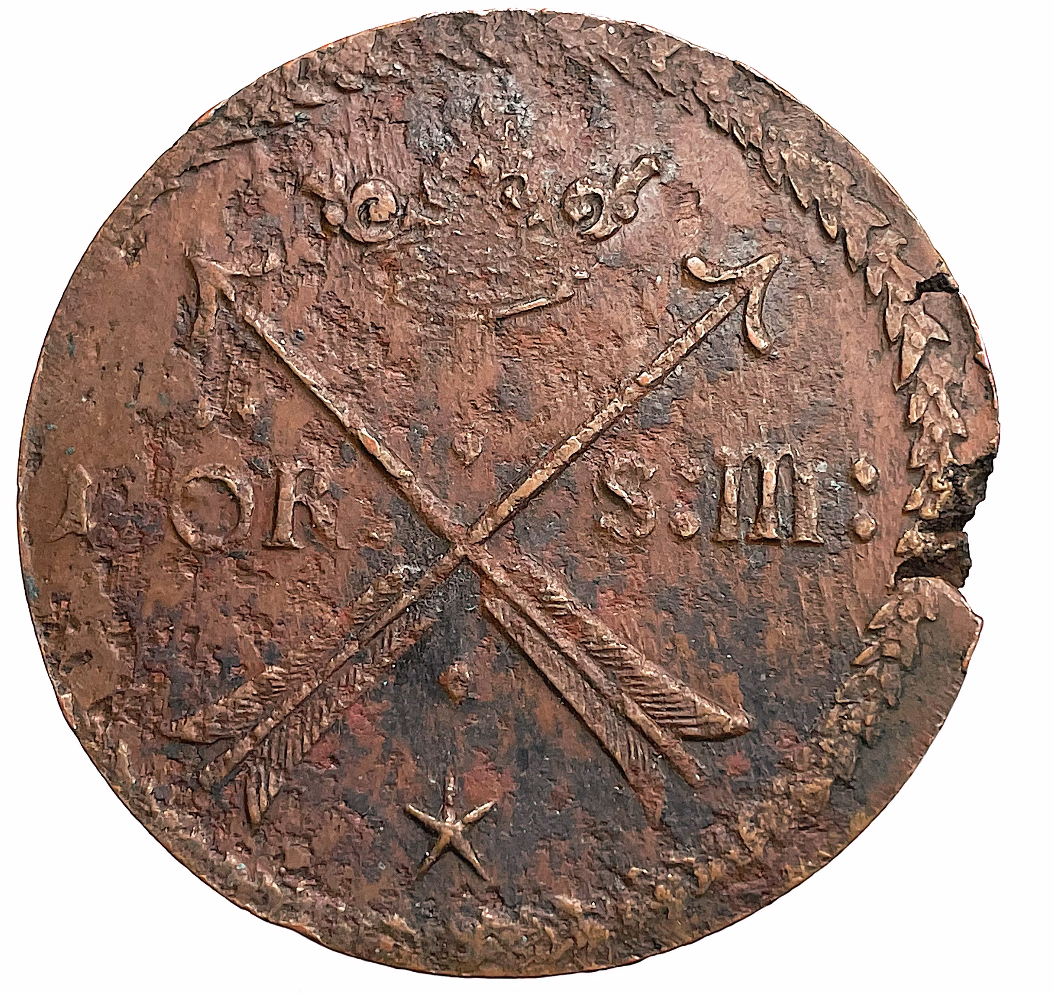 Karl XI - 1 Öre SM 1676
