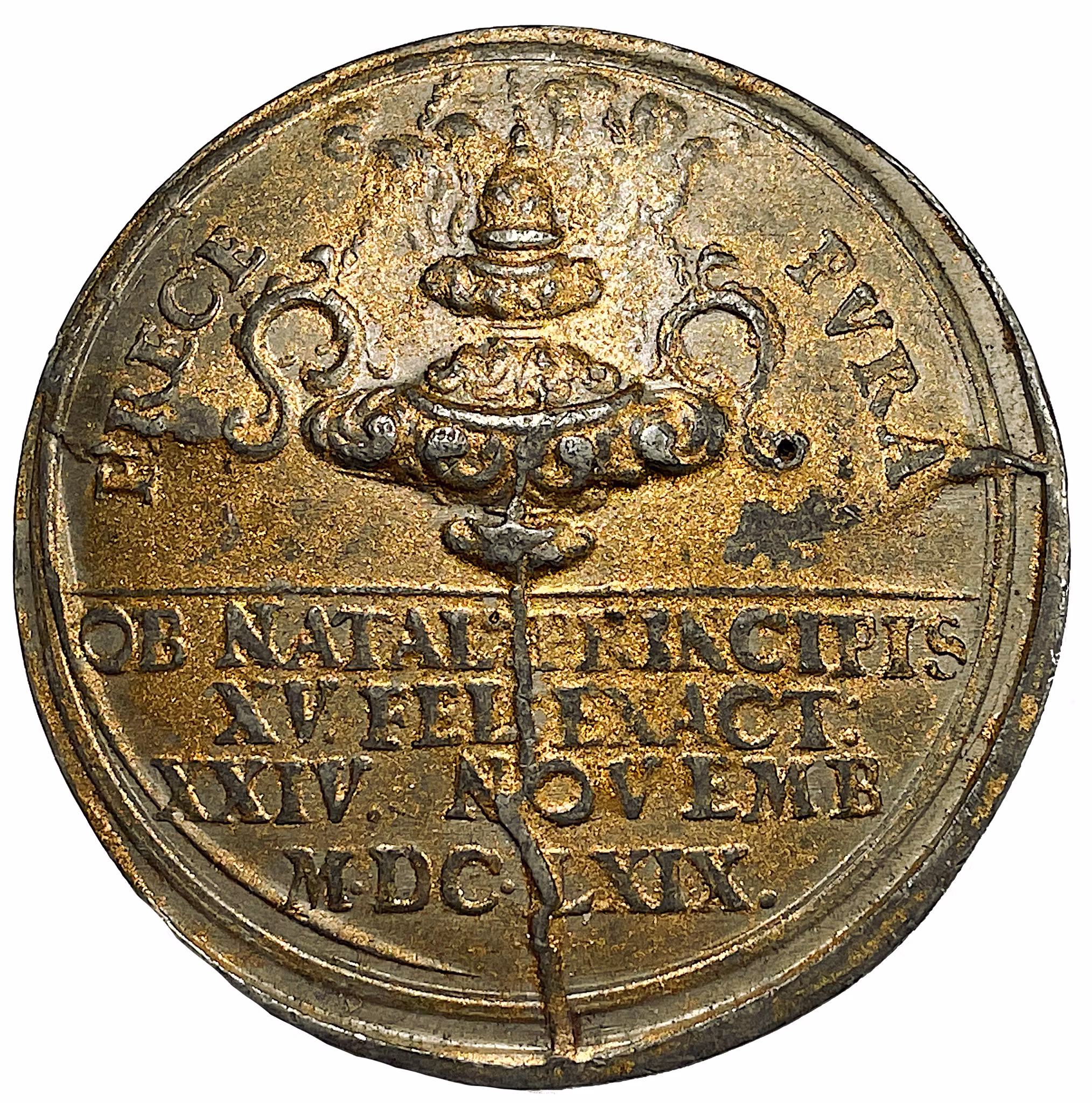 Lyckönskan på konungens 15:de födelsedag den 24 november 1669 möjligen av Anton Meybusch - Tidigare okänd, saknas i alla samlingar och därmed odokumenterad, möjligen UNIK