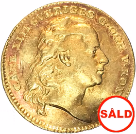 Karl XIII - Dukat 1813 - Trevligt exemplar