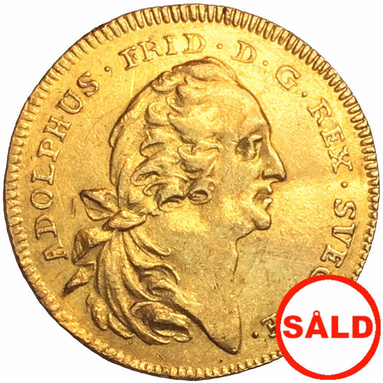 Adolf Fredrik dukat 1763 - 13 kända i privat ägo