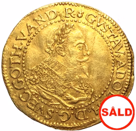 Gustav II Adolf, Erfurt dukat 1633 utan Myntmästarmärke - Ett tilltalande exemplar med mycket präglingsglans bevarad