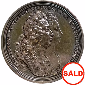 Fredrik I & Ulrika Eleonoras kröning 1720 av G. Vestner