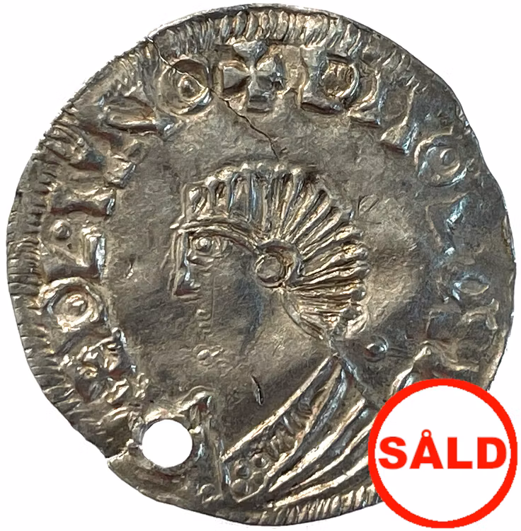 Olof Skötkonung, Sigtuna, Penning ca 995-1022 - RRR