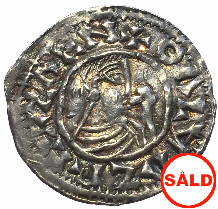 Sverige, Olof Skötkonung ca 995-1022, Sveriges första mynt, Penning i silver