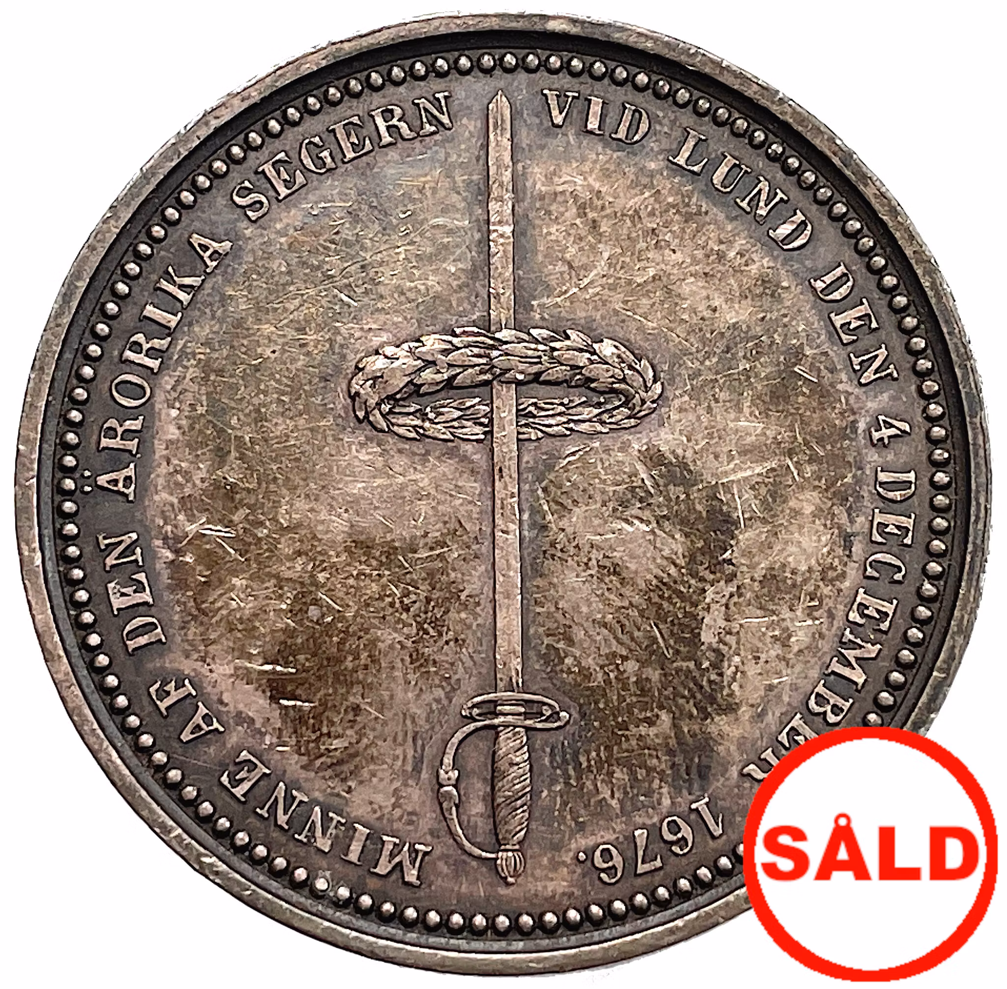 Oskar II - 200-årsminnet av segern över danska armén vid Lund den 4 december 1676 av Lea Ahlborn