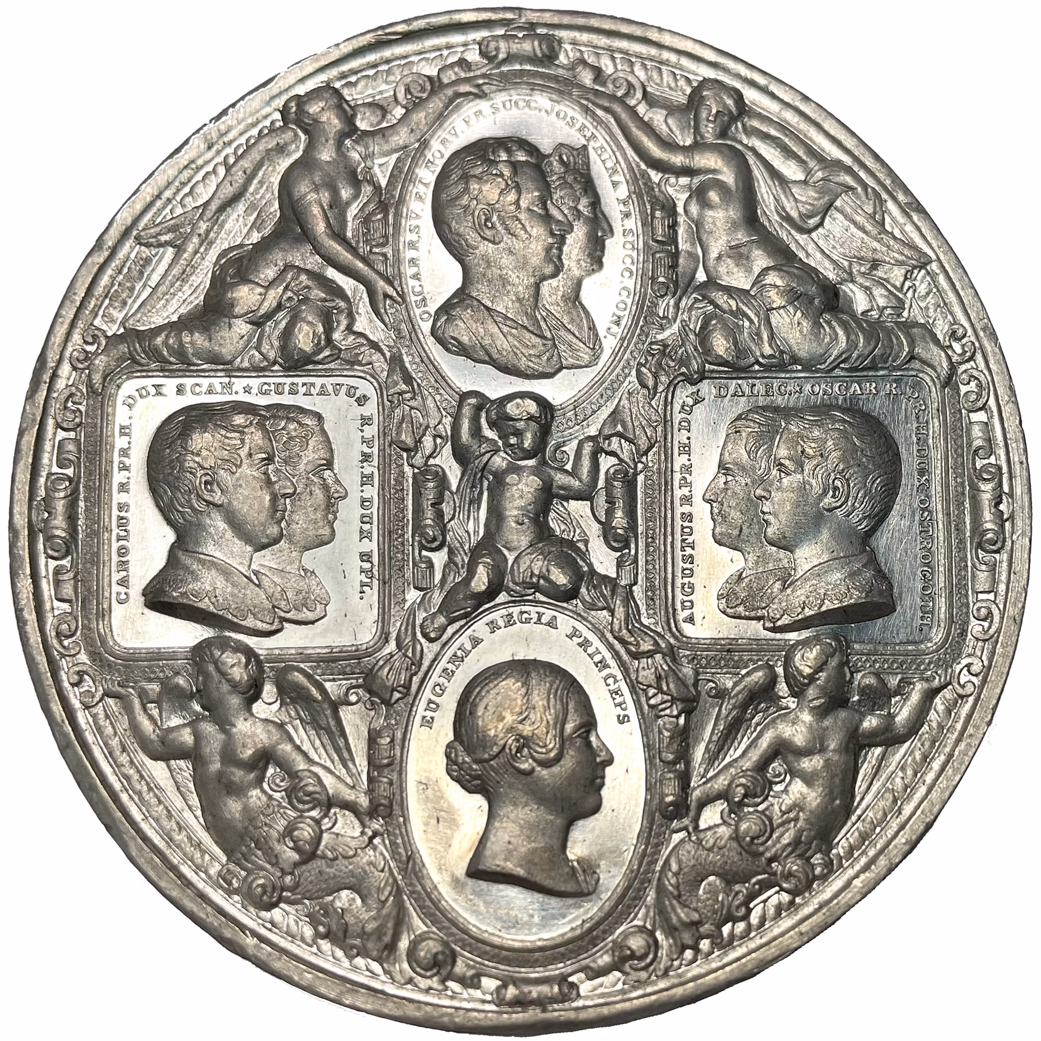 Konung Karl Johan och hans gemål drottning Desideria samt deras ätt av  av Ludvig Persson Lundgren