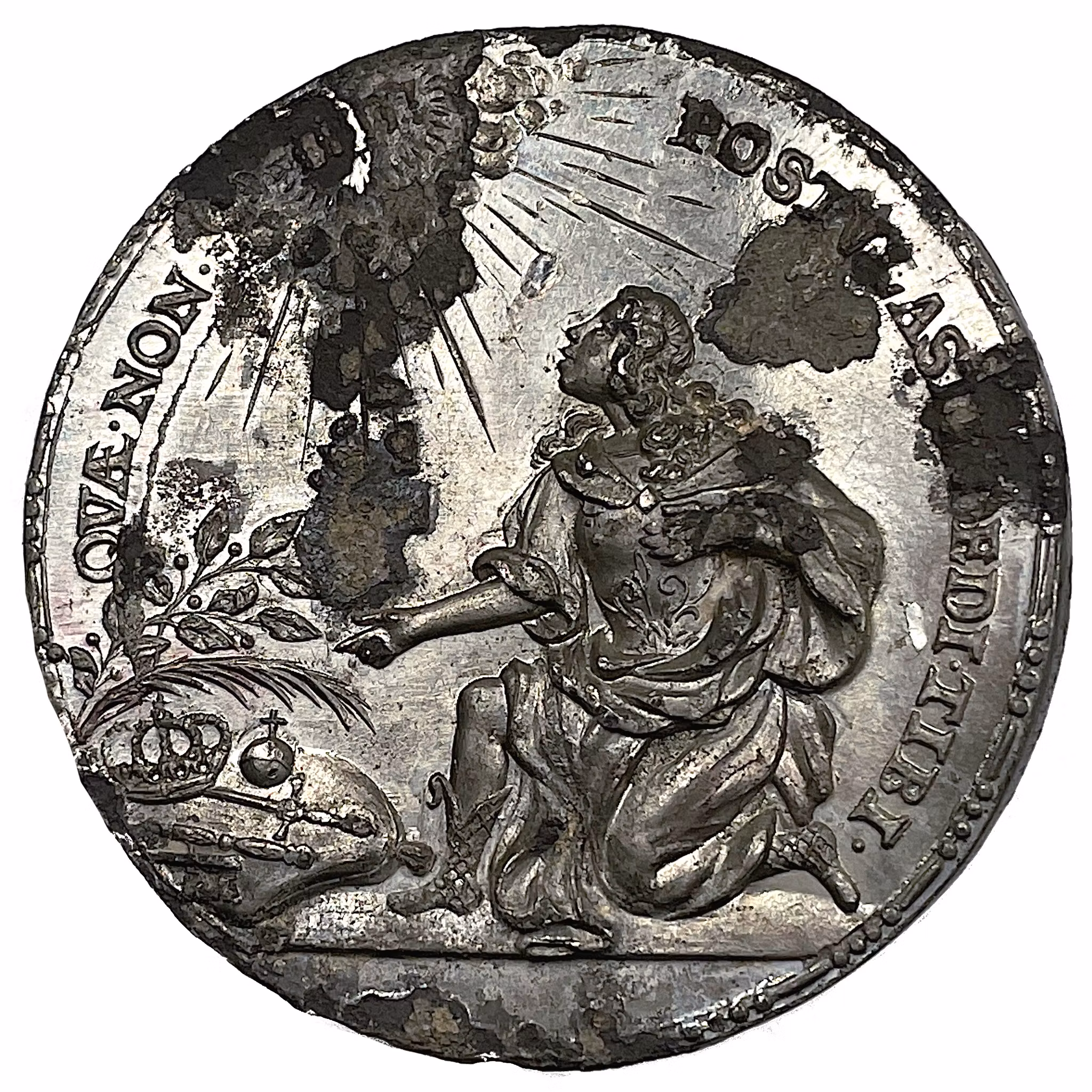 Konungens uppfostran och bildning av Anton Meybusch (efter 1669) - Vackert ex men med sk tenn pest - Ex. Crona 1937