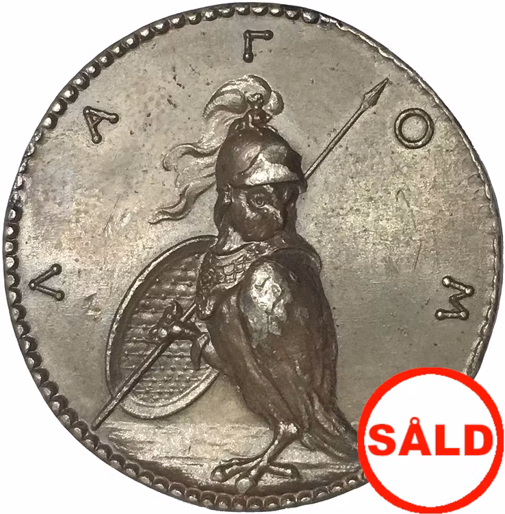 Johann Carl Hedlinger (1691-1771) - Självporträtt 1733 - MYCKET SÄLLSYNT TOPPEXEMPLAR