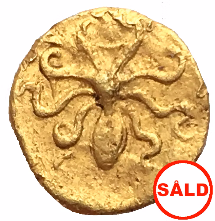 Antika Grekland, Sicilien, Syrakusa, Agathocles 317/316-289 f.Kr - 5 Litrai - GULD - MYCKET SÄLLSYNT - XR