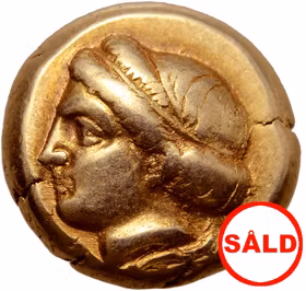 Ionien, Phokaia, Hekte i guld, ca 478-387 f.Kr.  - VACKER KVALITET