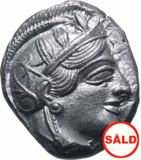 Attika, Aten, Tetradrachm 454-404 f.Kr - MYCKET VACKERT SKICK