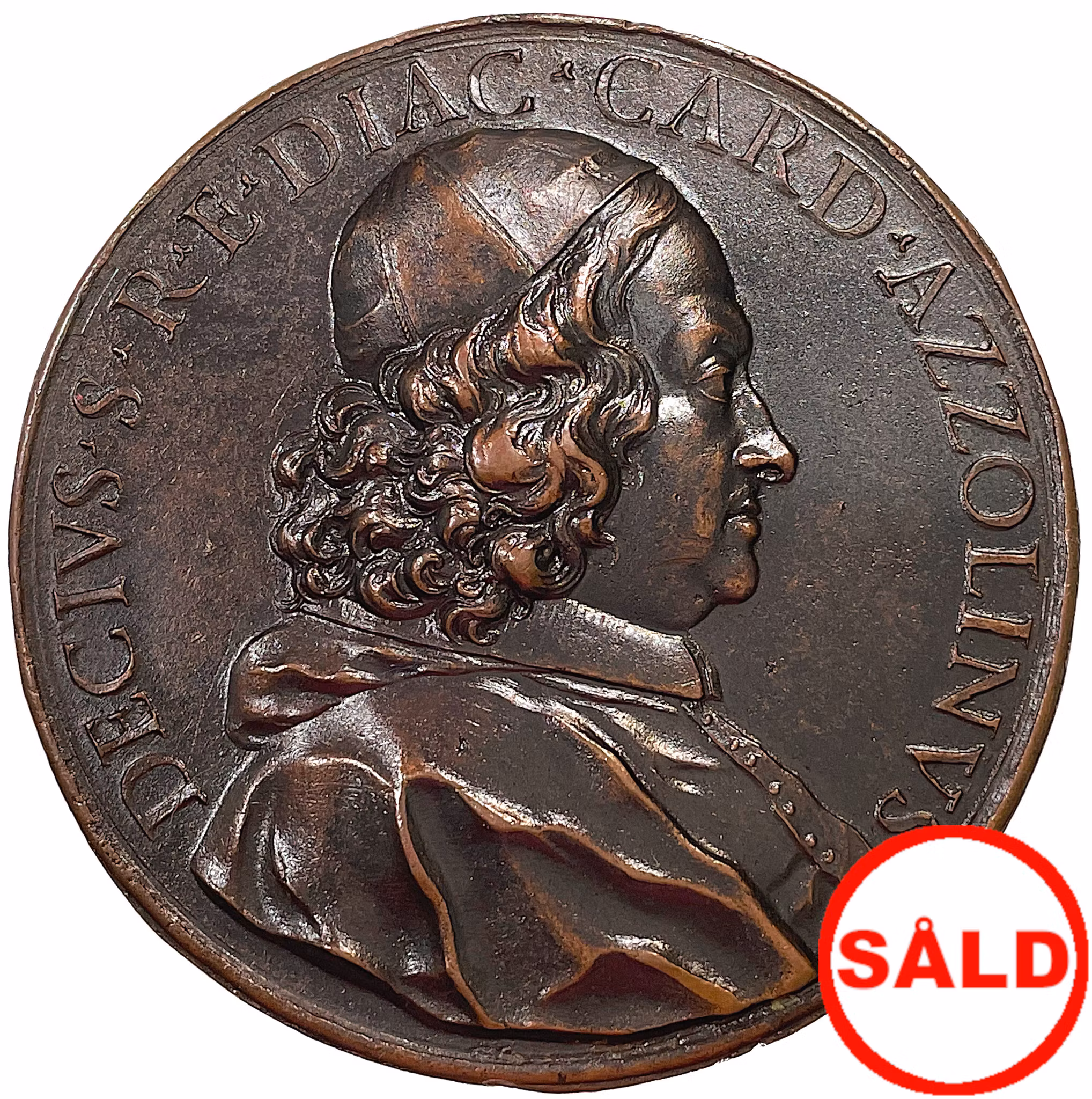 Drottning Kristinas älskade favorit - Kardinal Decio Azzolino - Mycket sällsynt av Guglielmada och Borner