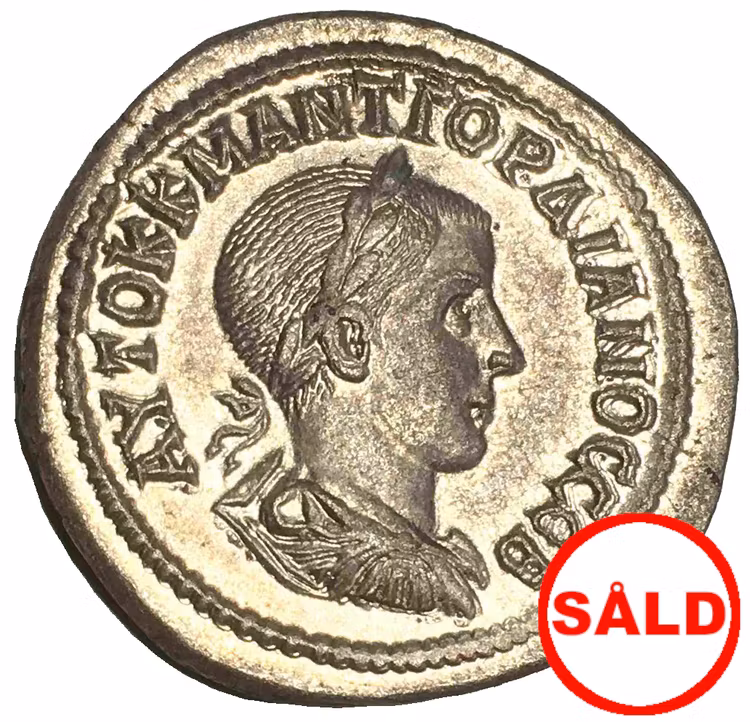 Romerska riket, Antiokia, Gordianus III 238-244 e.Kr, Tetradrachm i silver - - PRAKTEXEMPLAR - MINT STATE!