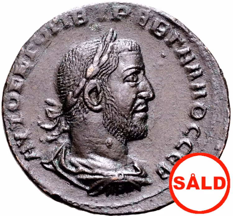 Trebonianus Gallus, 251-253 e.Kr,  Antiokia ad Orontem, Seleukis och Pieria - Ett ocirkulerat toppexemplar - MYCKET SÄLLSYNT