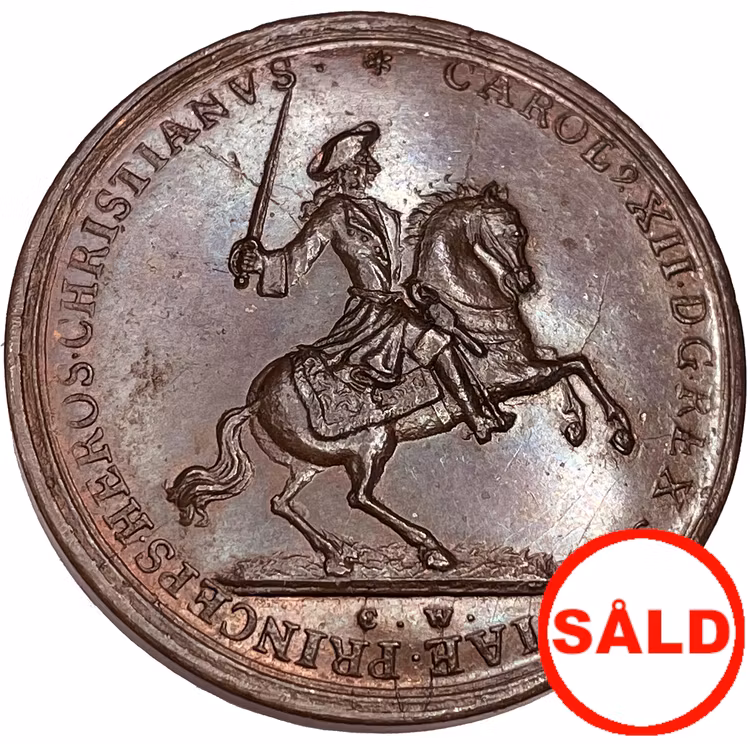 Karl XII - Belägringen av Fredriksstens fästning i Norge och konungens död 1718 av Wermuth - EXTREMT SÄLLSYNT - RRR