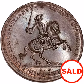 Karl XII - Belägringen av Fredriksstens fästning i Norge och konungens död 1718 av Wermuth - EXTREMT SÄLLSYNT - RRR