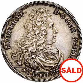 Sverige, Fredrik I 1720-1751, Jubileumsriksdaler 1721 - OCIRKULERAT TOPPTEXEMPLAR