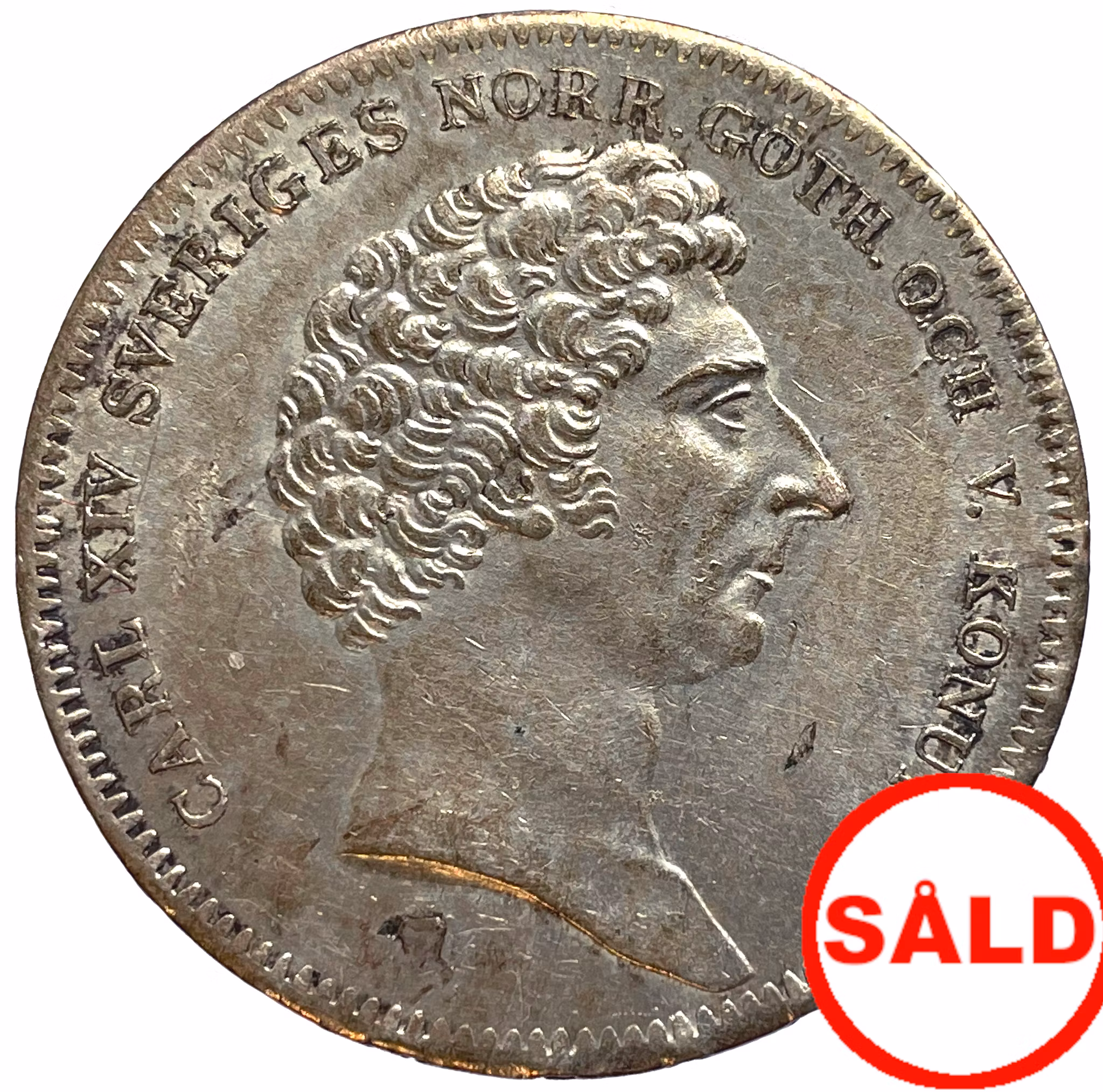 Karl XIV Johan - 1/2 Riksdaler Specie 1831