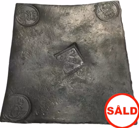 Karl XII, Plåtmynt 2 Daler SM 1717, Sällsynt