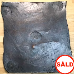 Karl XI - Plåtmynt 2 Daler SM 1675 - Osedvanligt välbevarat exemplar