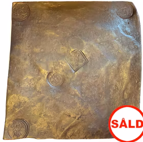 Karl XII - Plåtmynt - 4 Daler SM 1716 - Mycket sällsynt - RR