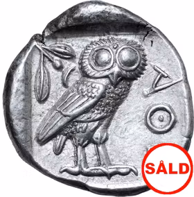 Attika, Aten, Tetradrachm 454-404 f.Kr - MYCKET VACKERT SKICK