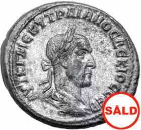 Romerska riket, Trajan Decius 249-250 e.Kr., Seleucis and Pieria, Tetradrachm - Tekniskt ocirkulerad och skarp med fin lyster