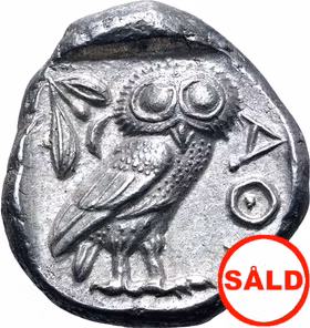 Attika, Aten, Tetradrachm 454-404 f.Kr - MYCKET VACKERT SKICK