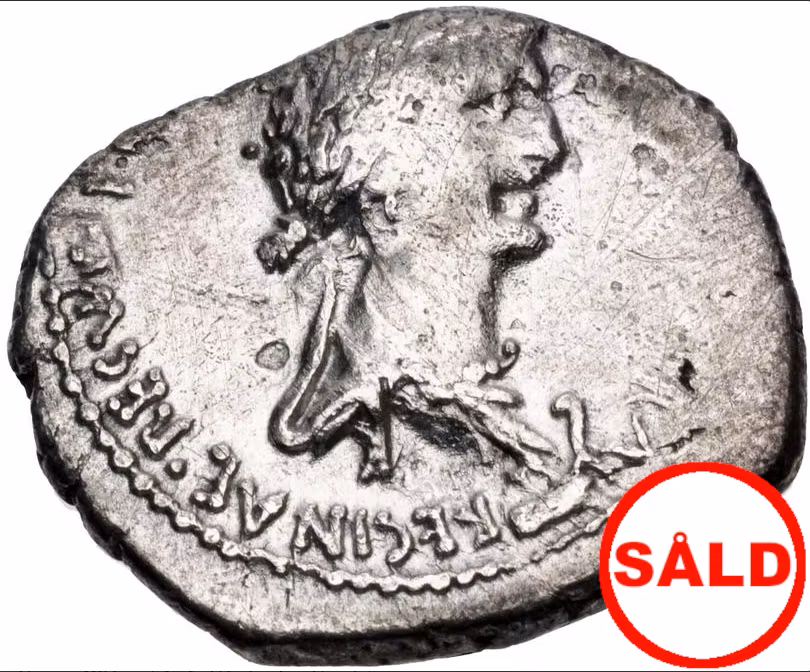 Markus Antonius och Cleopatra - En numismatisk raritet