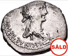 Markus Antonius och Cleopatra - En numismatisk raritet