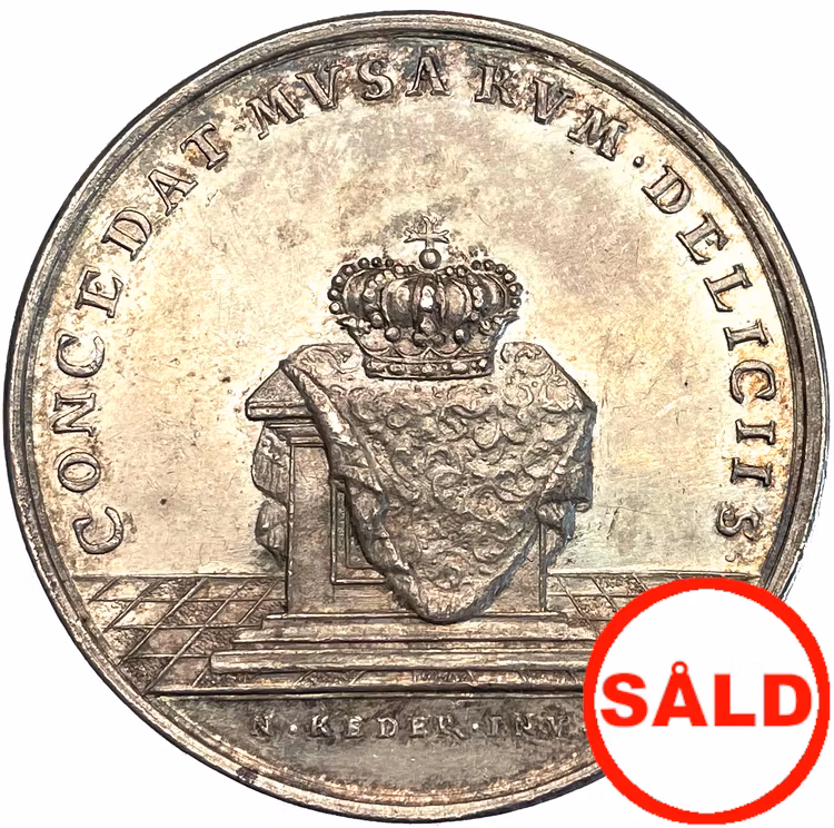 Kristina abdikerar den svenska tronen den 6 juni 1654 av Carl Gustaf Hartman - MYCKET SÄLLSYNT