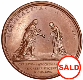 Kristinas hemliga underhandlingar med Frankrike och att erövra Neapel och insätta henne som drottning - av Jean Mauger 1656 - RR