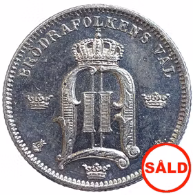 Oskar II - 50 Öre 1883 - Ett vackert exemplar