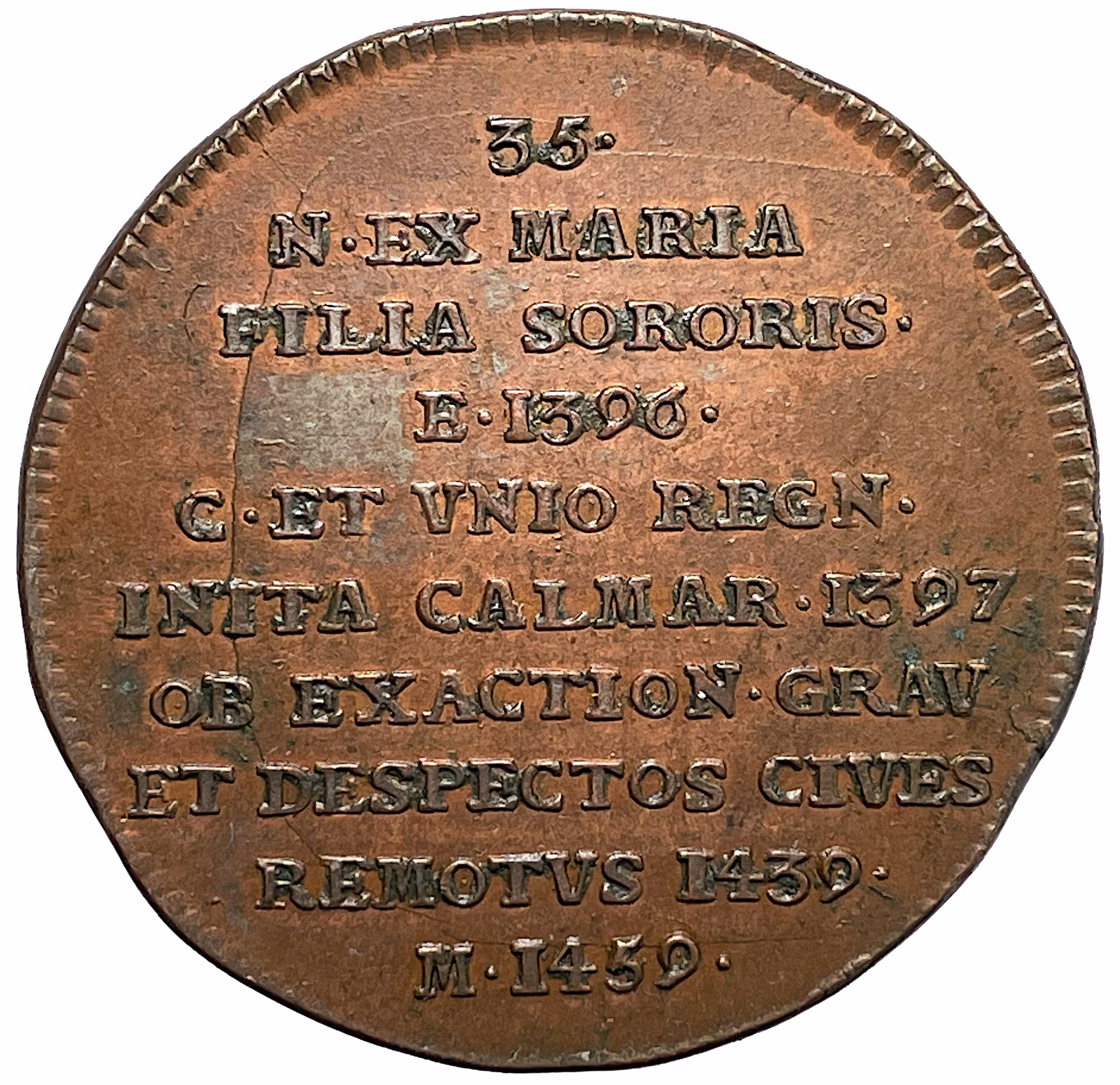 Hedlingers regentlängd - Erik av Pommern av Johann Carl Hedlinger