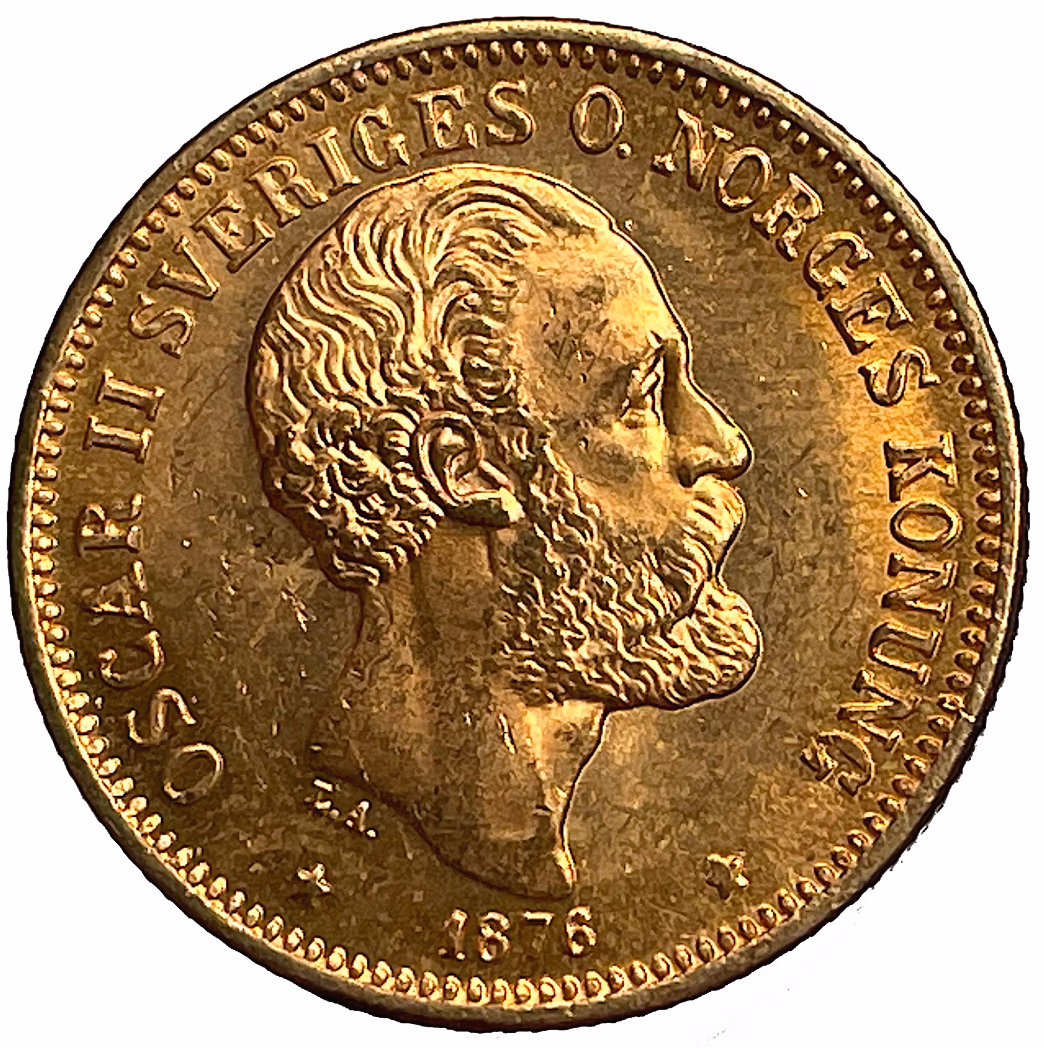 Oskar II - 20 Kronor 1876