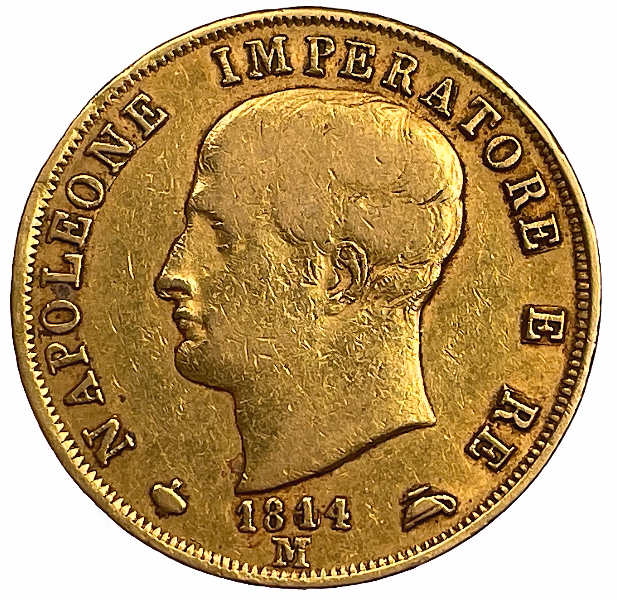 Italien, Napoleon Bonaparte - 40 Lire 1814
