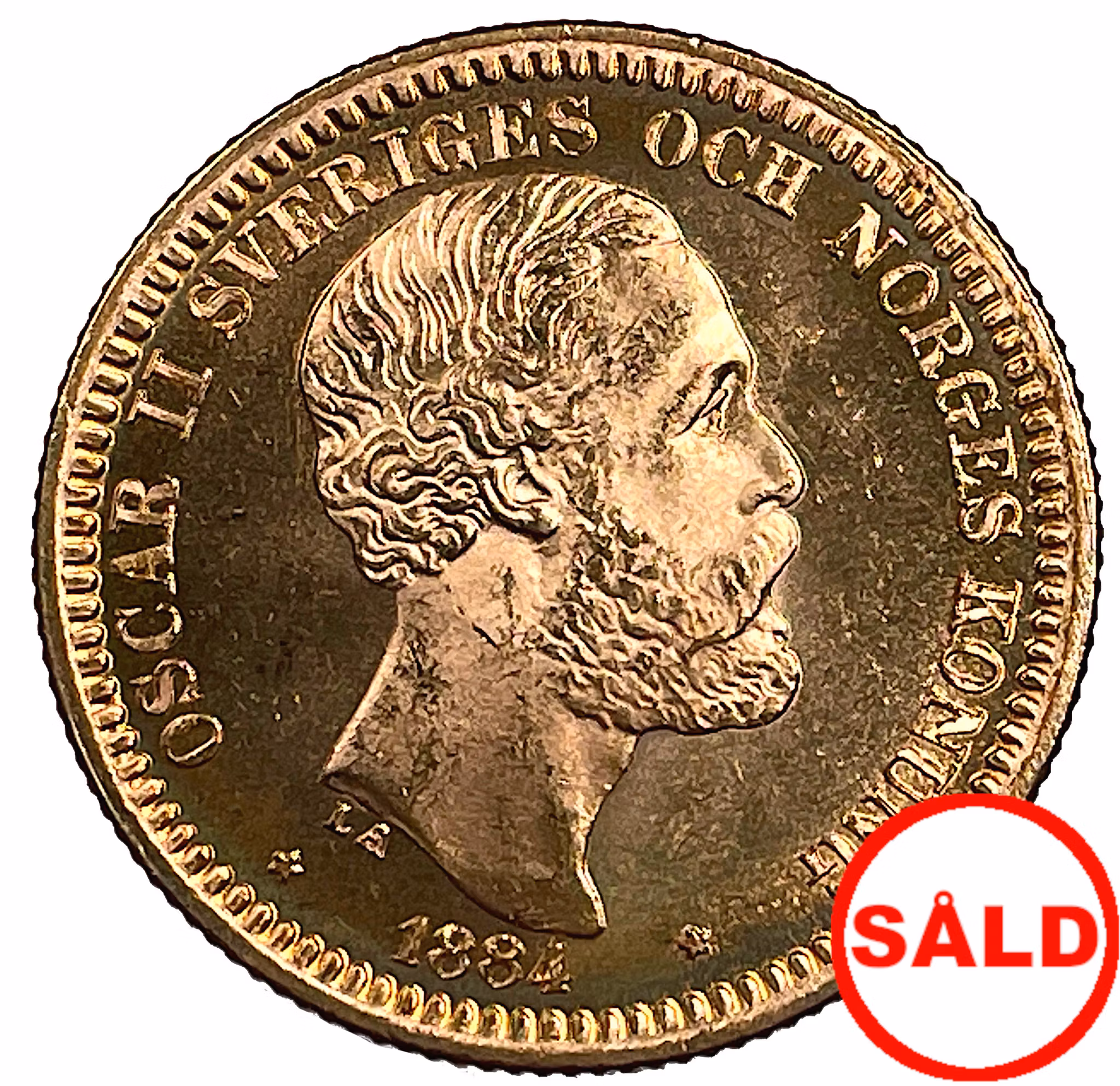 Oskar II - 20 Kronor 1884