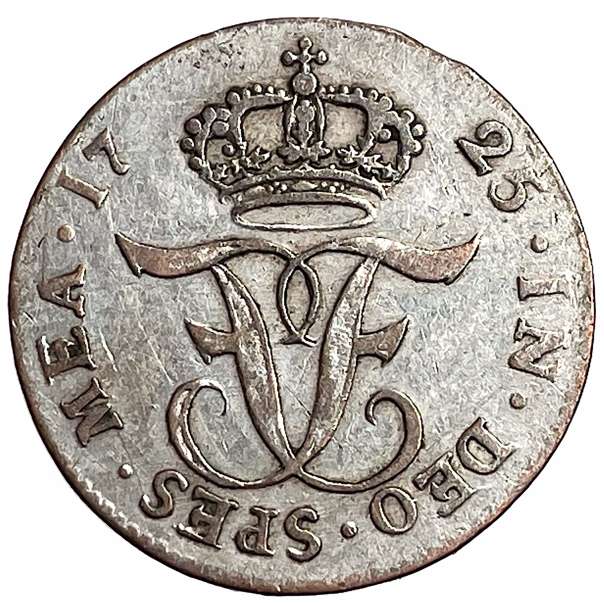 Fredrik I - 5 Öre 1725 - Ettårstyp