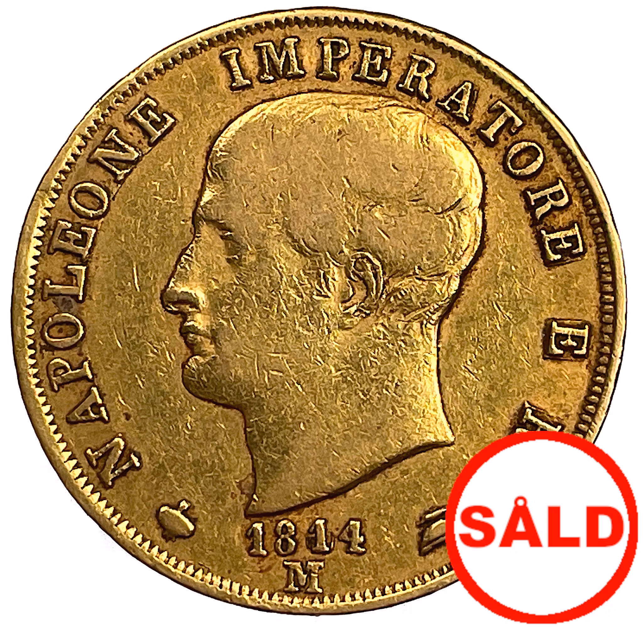 Italien, Napoleon Bonaparte - 40 Lire 1814