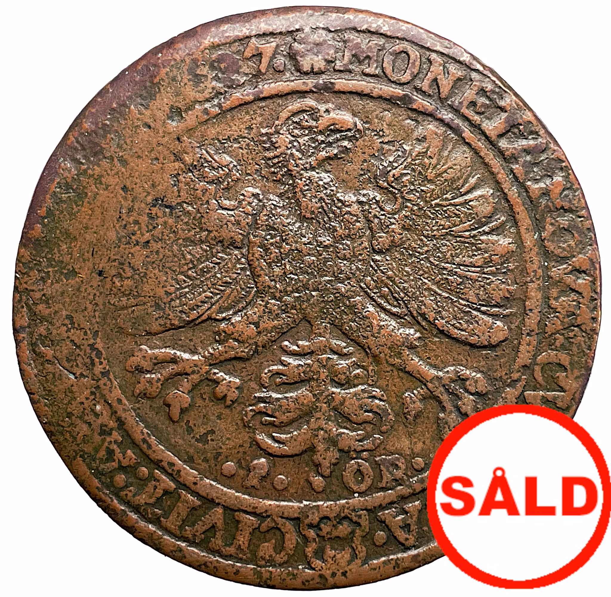 Gustav II Adolf - Arboga - 1 Öre 1627