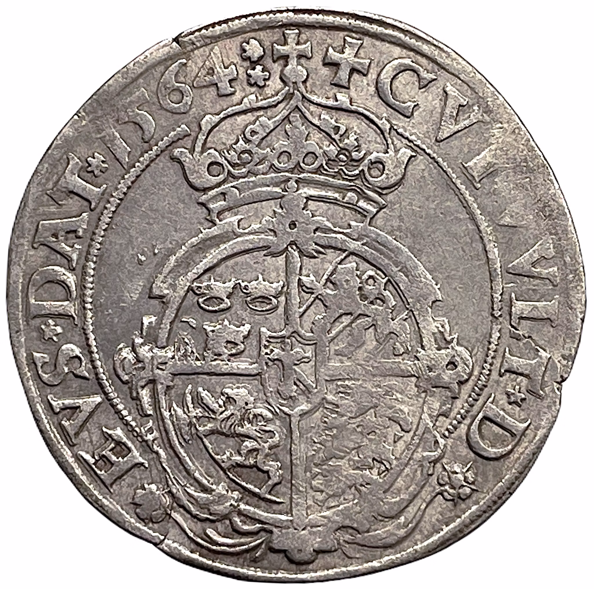 Erik XIV - Mark 1564 - Bra metallyster