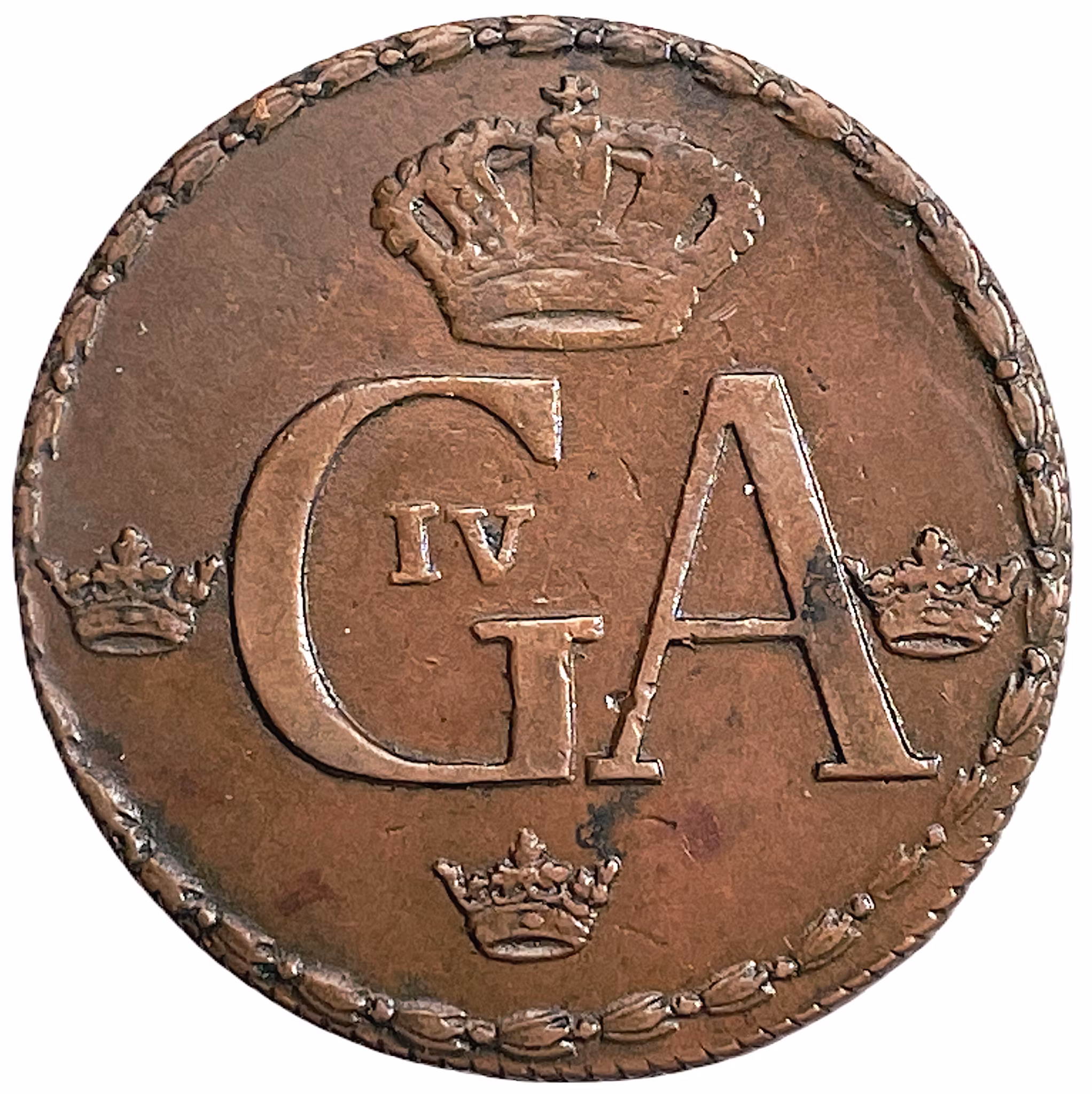 Gustav IV Adolf - 1/2 Skilling 1794 - Besöket i Avesta den 9 juli