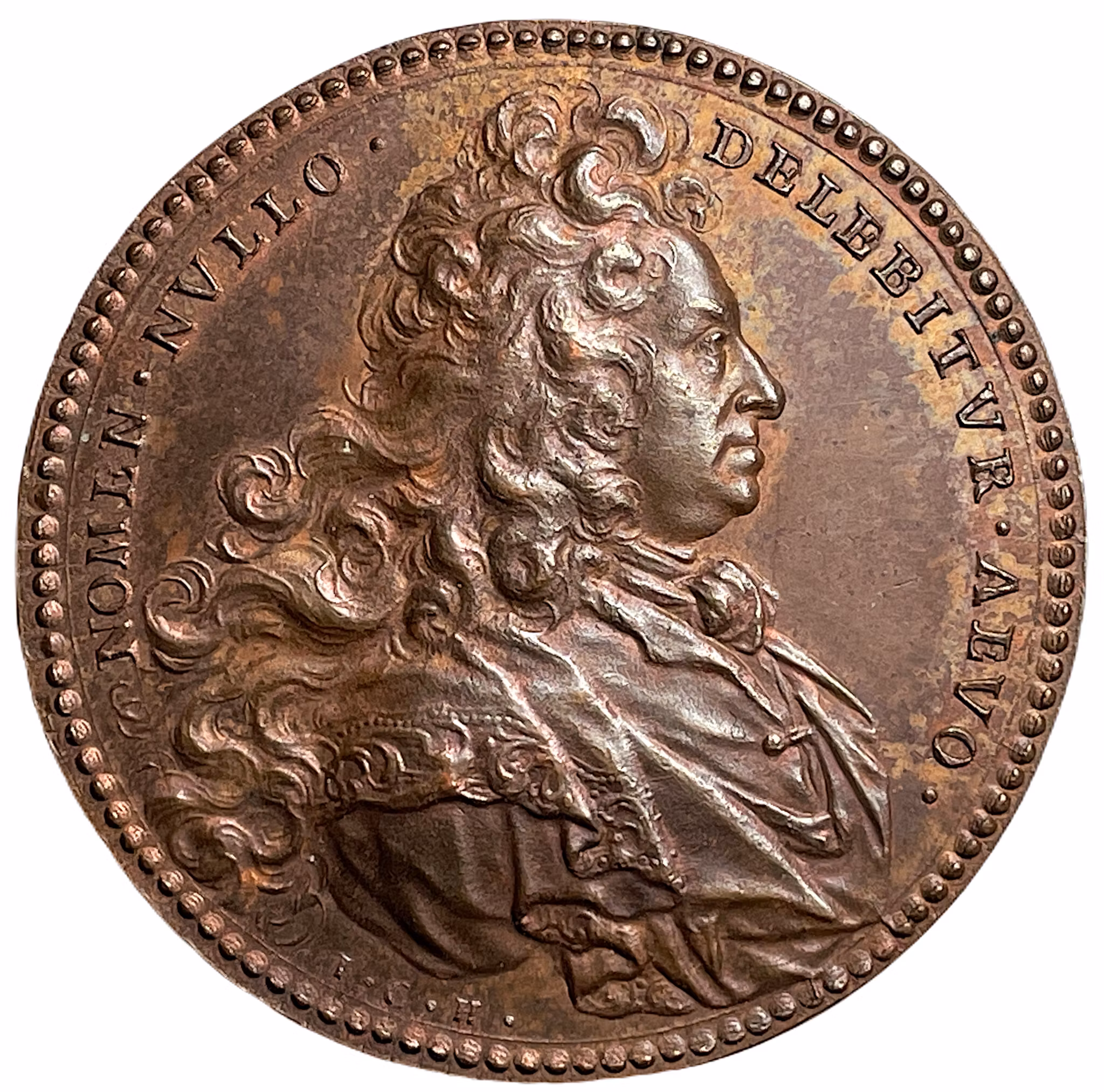 Arvid Karlsteen (1647-1718) och Nils Keder (1659-1735) av Johann Carl Hedlinger 1725 - Vackert ocirkulerad Hybridprägling - Mycket sällsynt