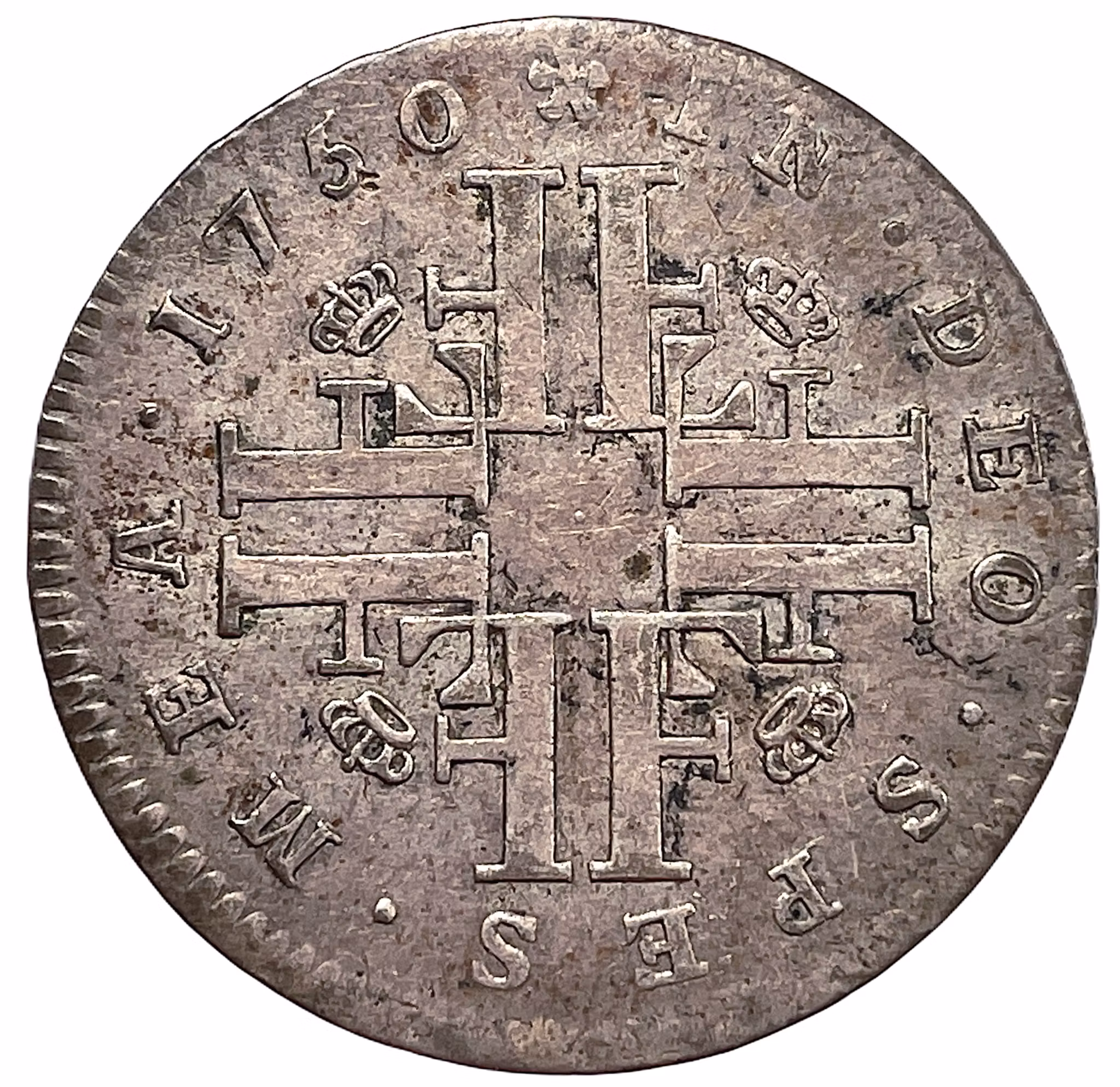 Fredrik I - 10 Öre 1750 - SÄLLSYNT