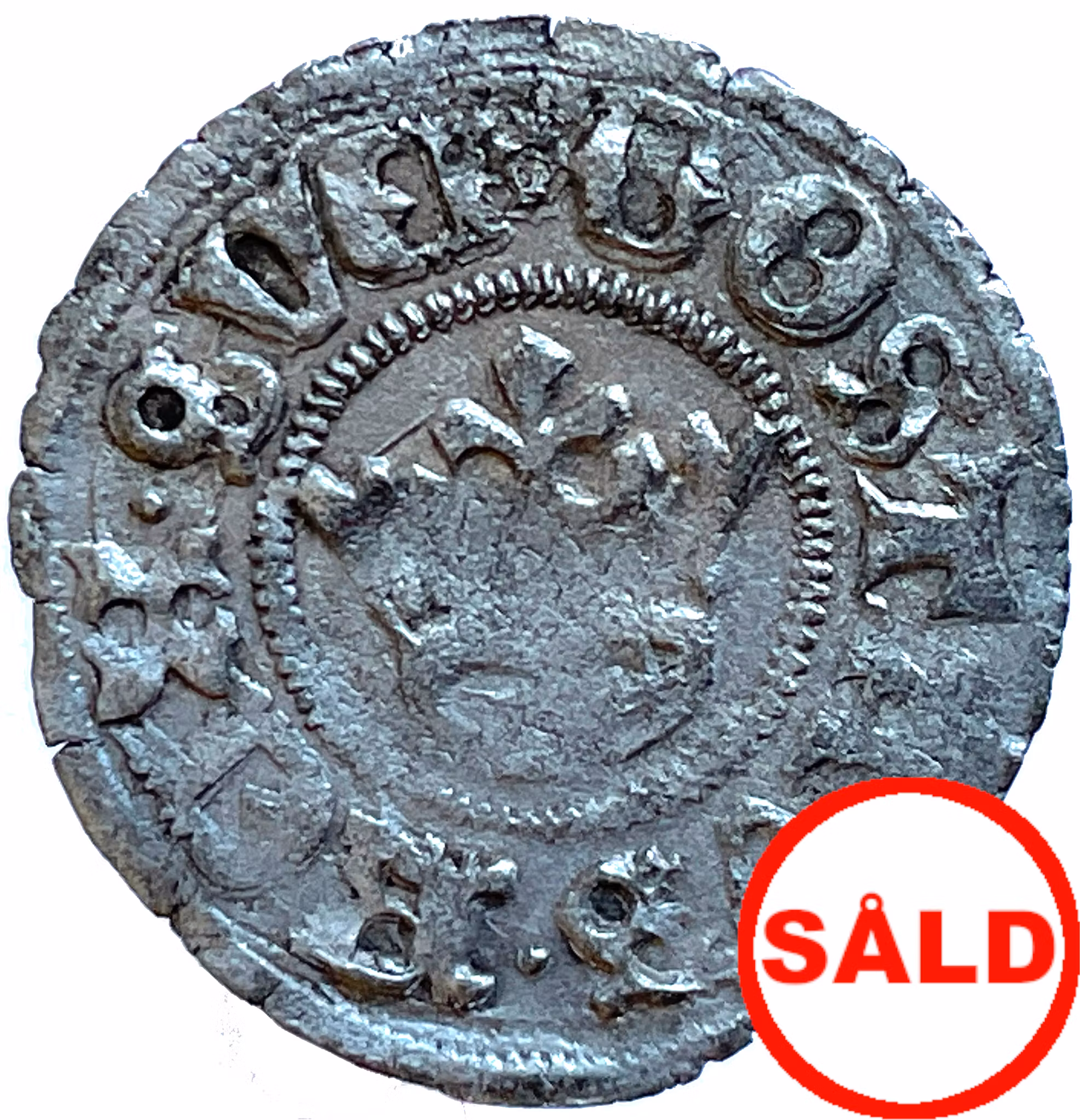 Gustav Vasa, Stockholm, Fyrk utan årtal - Med "GOSTAVS REX" i omskriften