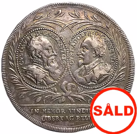 Fredrik I - Jubileumsriksdaler 1721 av Johann Carl Hedlinger - Tilltalande exemplar